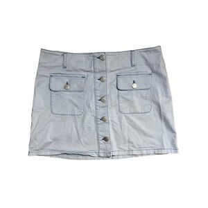 Polo Ralph Lauren Baby Blue Mini Skirt Y2K